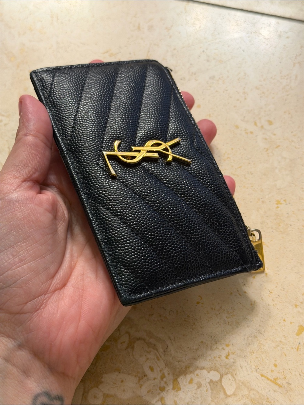AUTHENTIC YSL CARD CASE - Picture 5 of 6